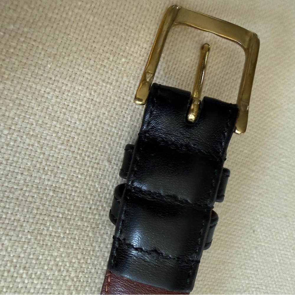 Coach 5700 Men’s Black Leather Belt Size 38/95CM - Picture 10 of 14